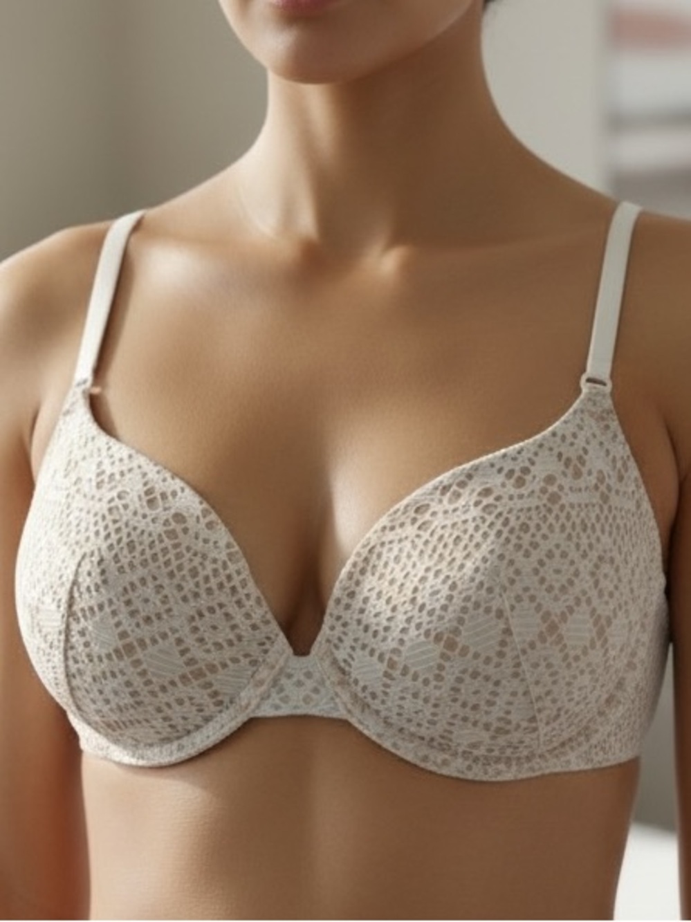 Victoria’s Secret Lined Demi Bustier Padded Underwire  Bra | 34C